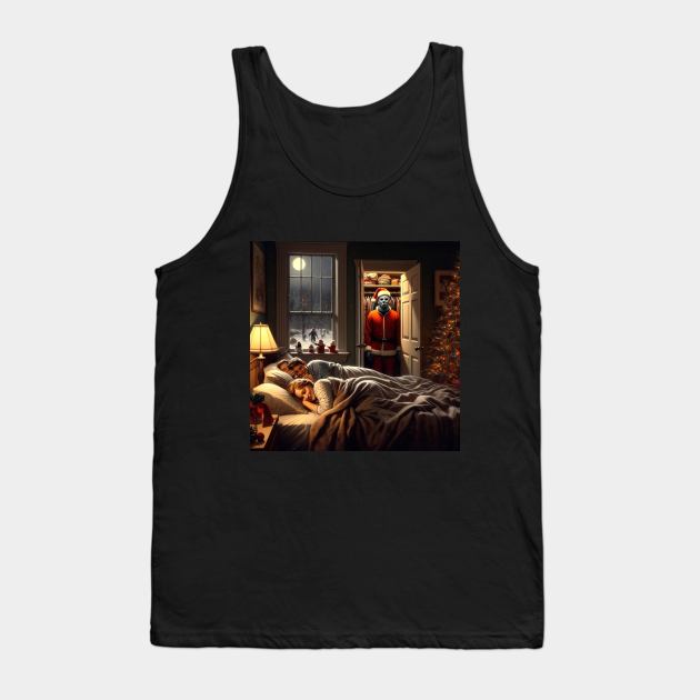 Christmas Horror Design 4/10 Tank Top by Maverick Media